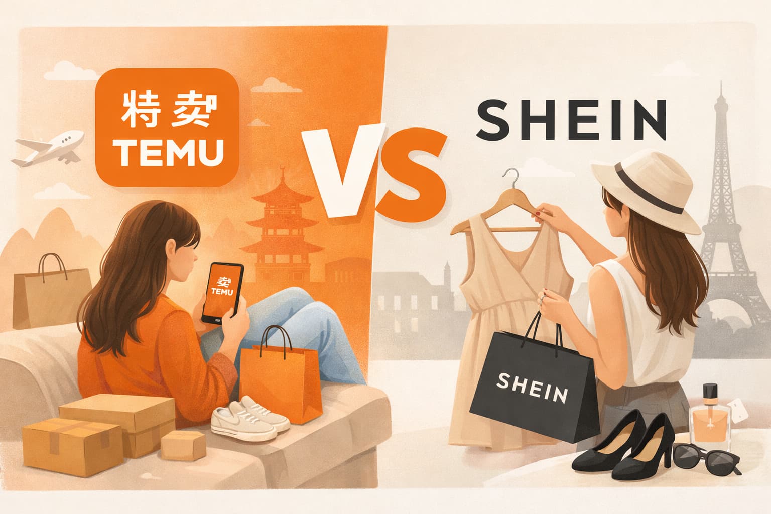 Temu vs Shein – która aplikacja lepsza do zakupów online