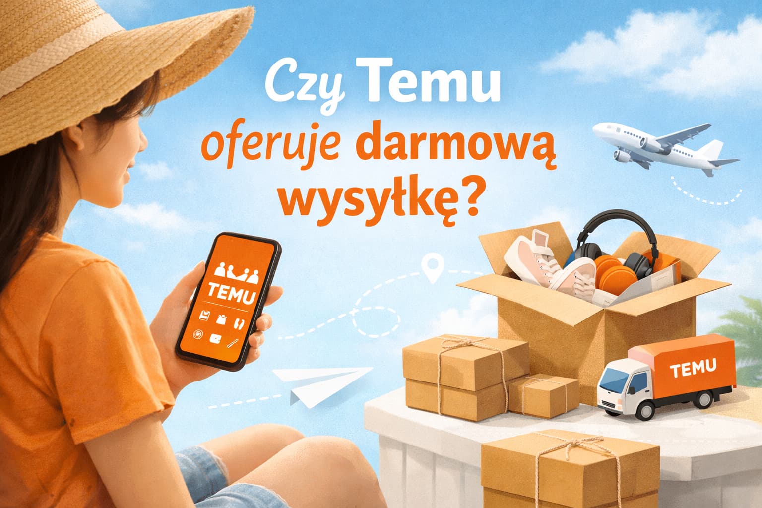 Czy Temu oferuje darmową wysyłkę przy zakupach online?