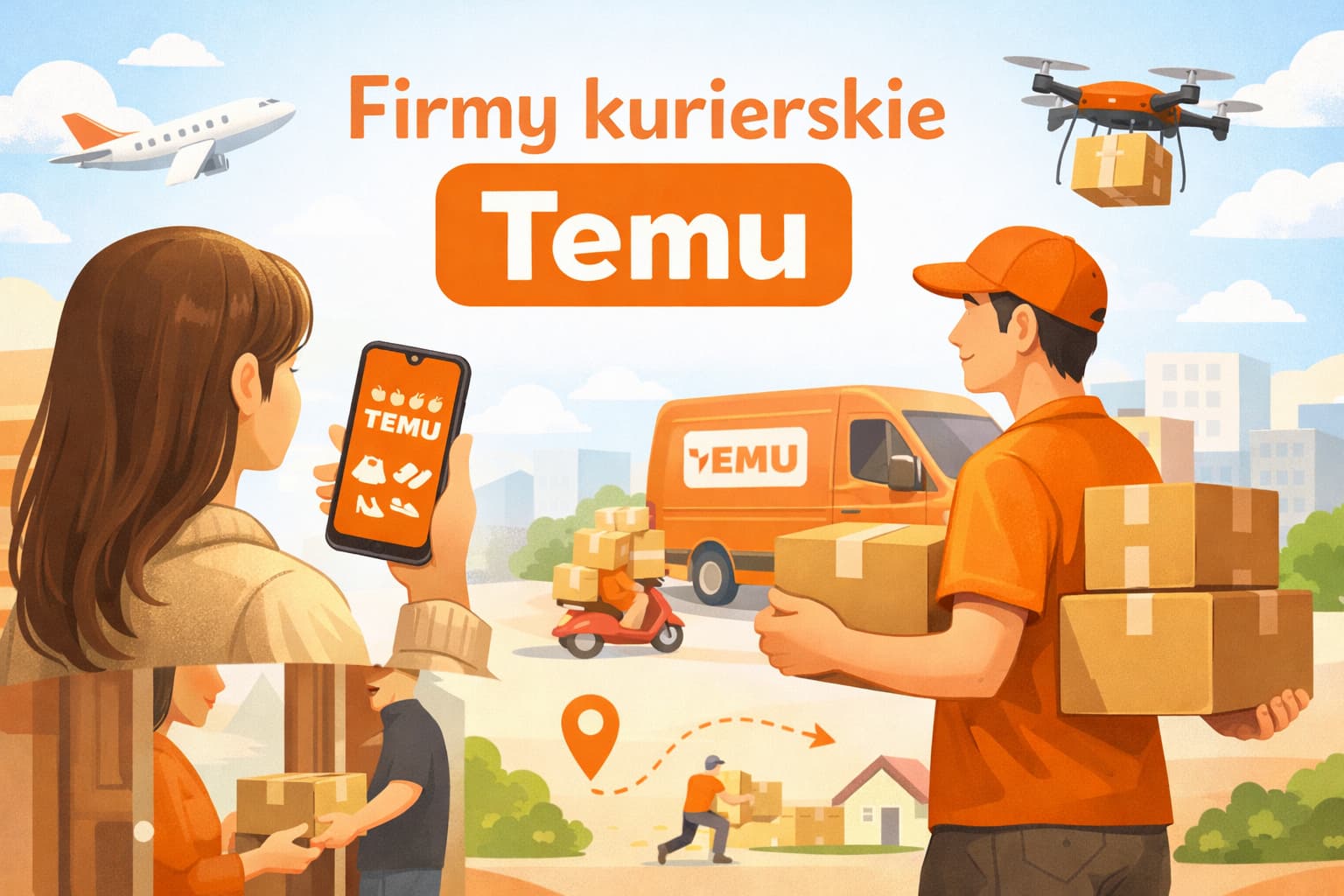 Firmy kurierskie Temu – jak działa dostawa w Polsce
