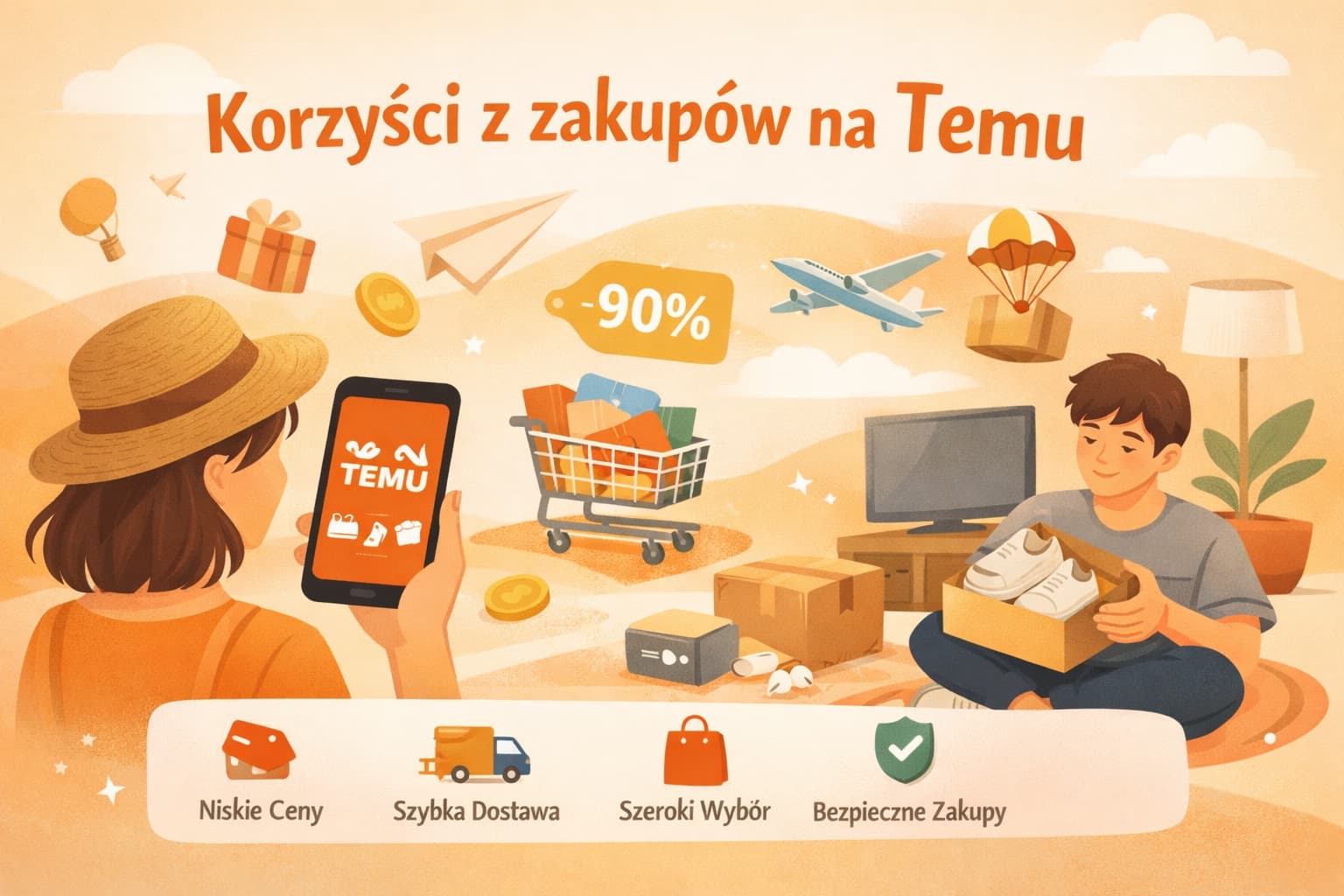 Korzyści z zakupów na Temu dla nowoczesnych użytkowników