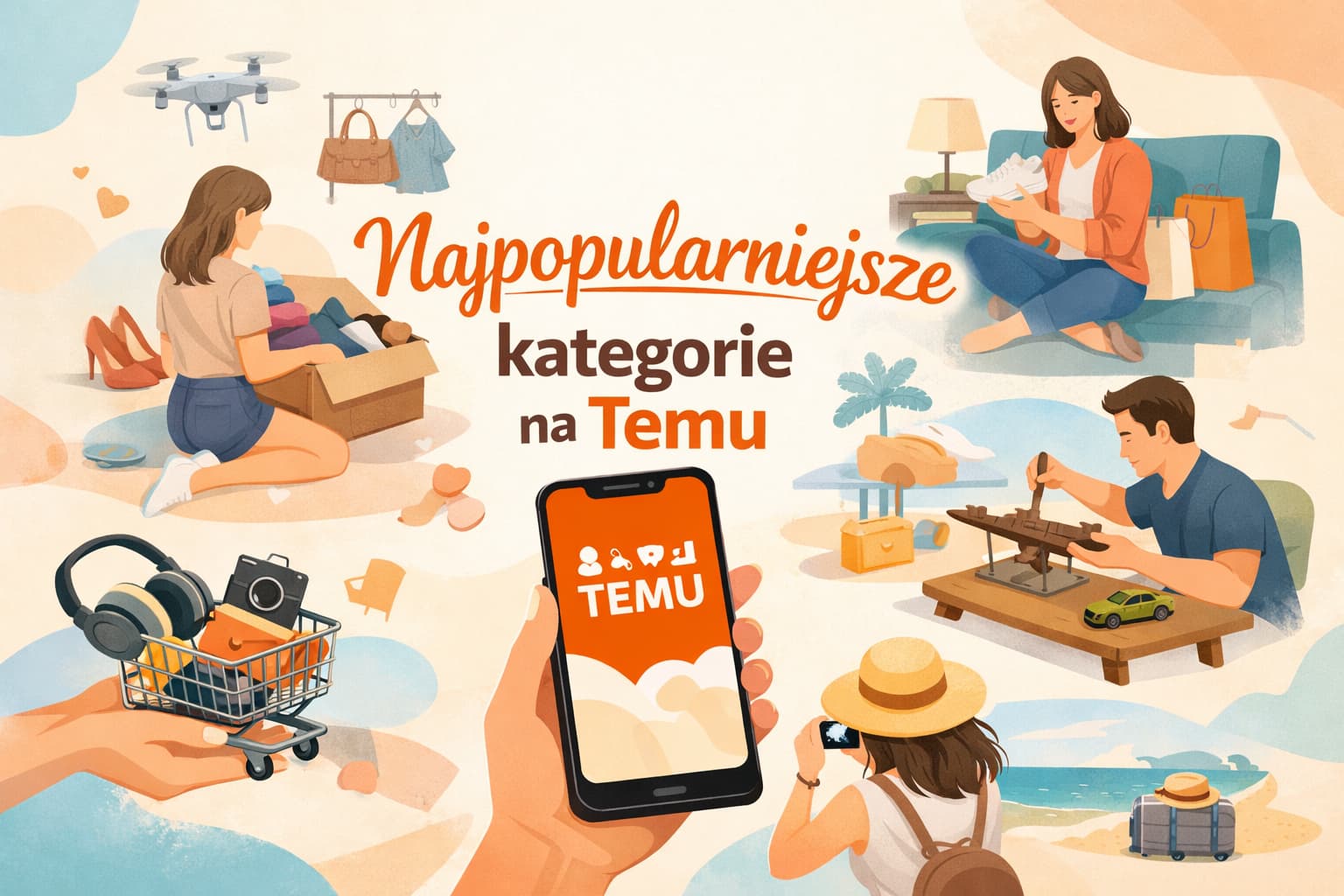 Najpopularniejsze kategorie na Temu, które warto poznać