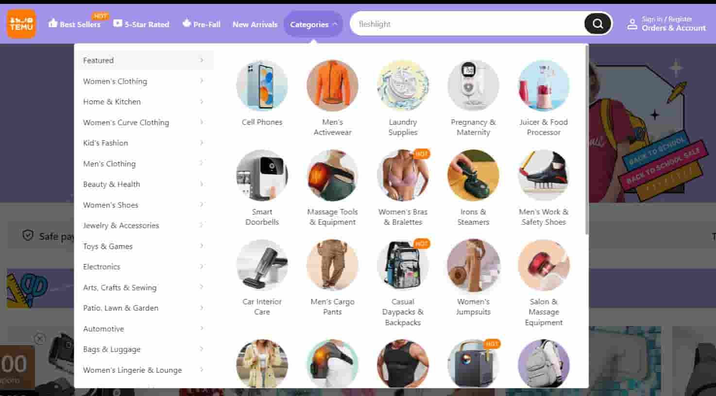 Uroda i pielęgnacja w aplikacji Temu