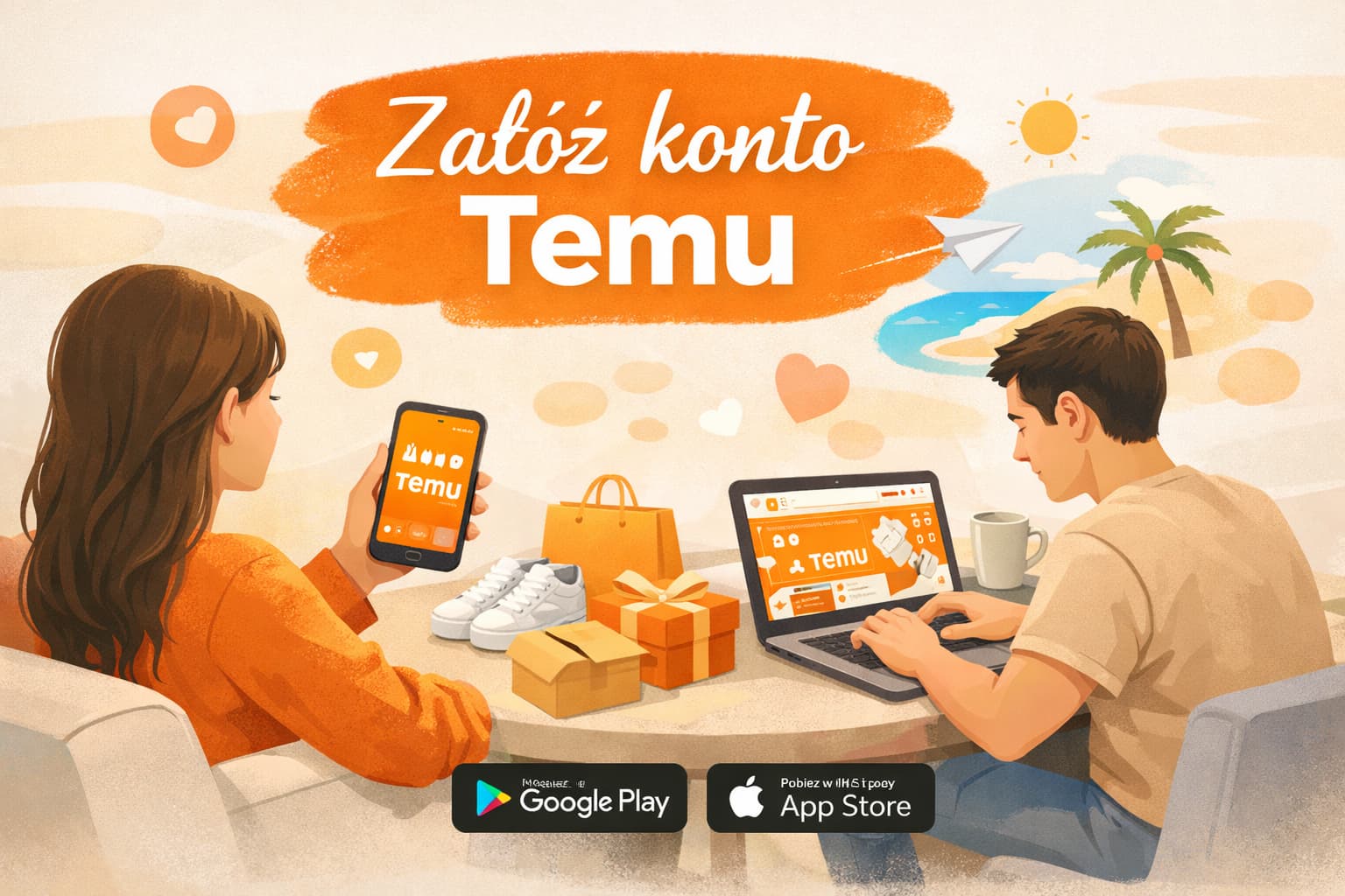 Załóż konto Temu i odkryj nowy sposób zakupów online